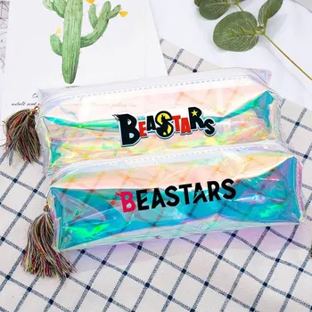 

1Pc Large Capacity Pencil Case Kawaii Laser Transparent Stationery Box School Pen Case Supplies Pencil Bag Box Pouch Stationery