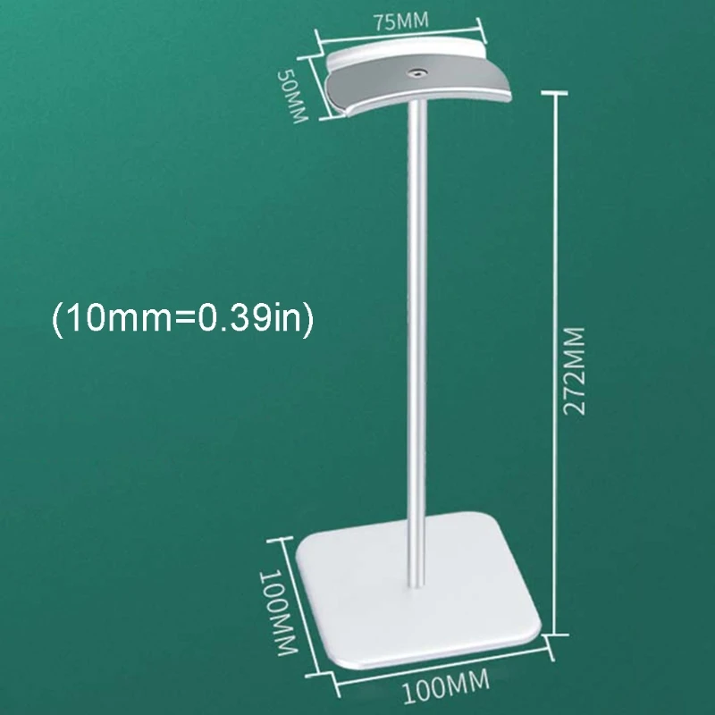 Earphone Hanger Holder Headphone Stand Rack Non Slip Aluminum Headset Bracket H05A