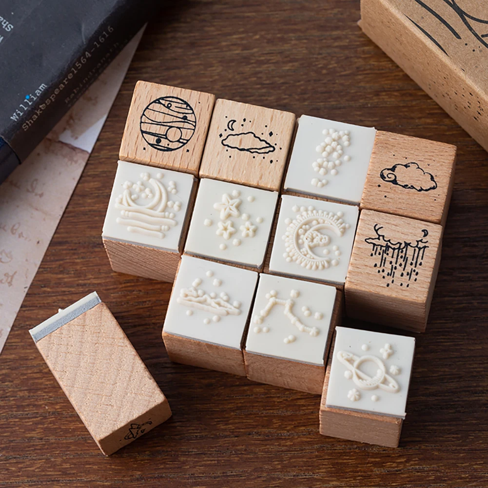 DIY Деревянные и резиновые штампы для скрапбукинга канцелярские принадлежности