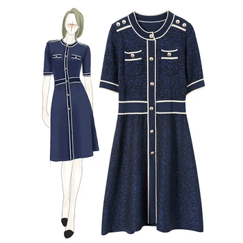 

S-XL Big Size Elegant Green Dress Women Short Sleeve Singer Breasted Light Silk Dress Ladies Casual Women Dresses Summer 2020