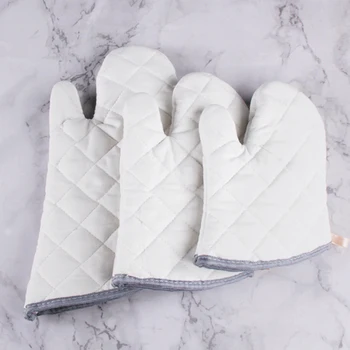 

Oven Glove Heatproof Mitten Kitchen Cooking Microwave Oven Mitt Insulated Non-slip Glove Thickening Barbecue Kitchen Accessories