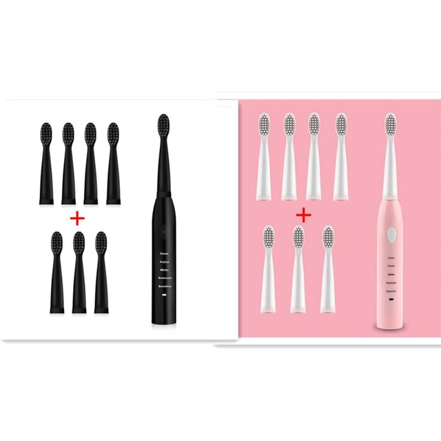 Sonic Electric Toothbrush Rechargeable Tooth Brushes Washable Electronic Whitening Teeth Brush Adult Timer Toothbrush