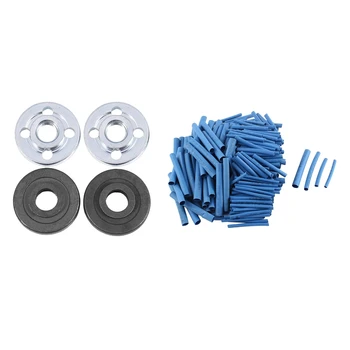 

2 Pair Angle Grinder Inner Outer Flange Replacement for Makita 9523NB & 200 Pcs 4 Sizes Polyolefin Heat Shrink Tubing Cable Slee