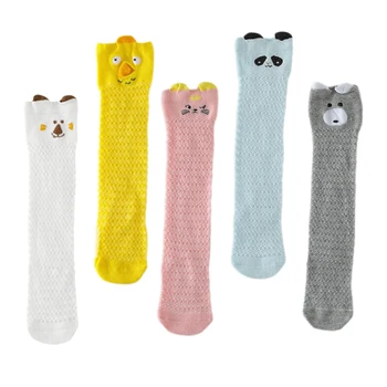 

Summer Cute Cartoon Baby Cotton Knee High Socks Anti Mosquito Stockings