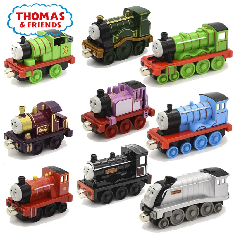 Tren de juguete de Metal de aleación de Thomas y sus amigos para niños, juguete para regalo educativo, 1:43