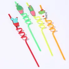 Горячая 4 шт одноразовые соломинки сок питьевой безопасное украшение для дома Свадьба Коктейль LSF