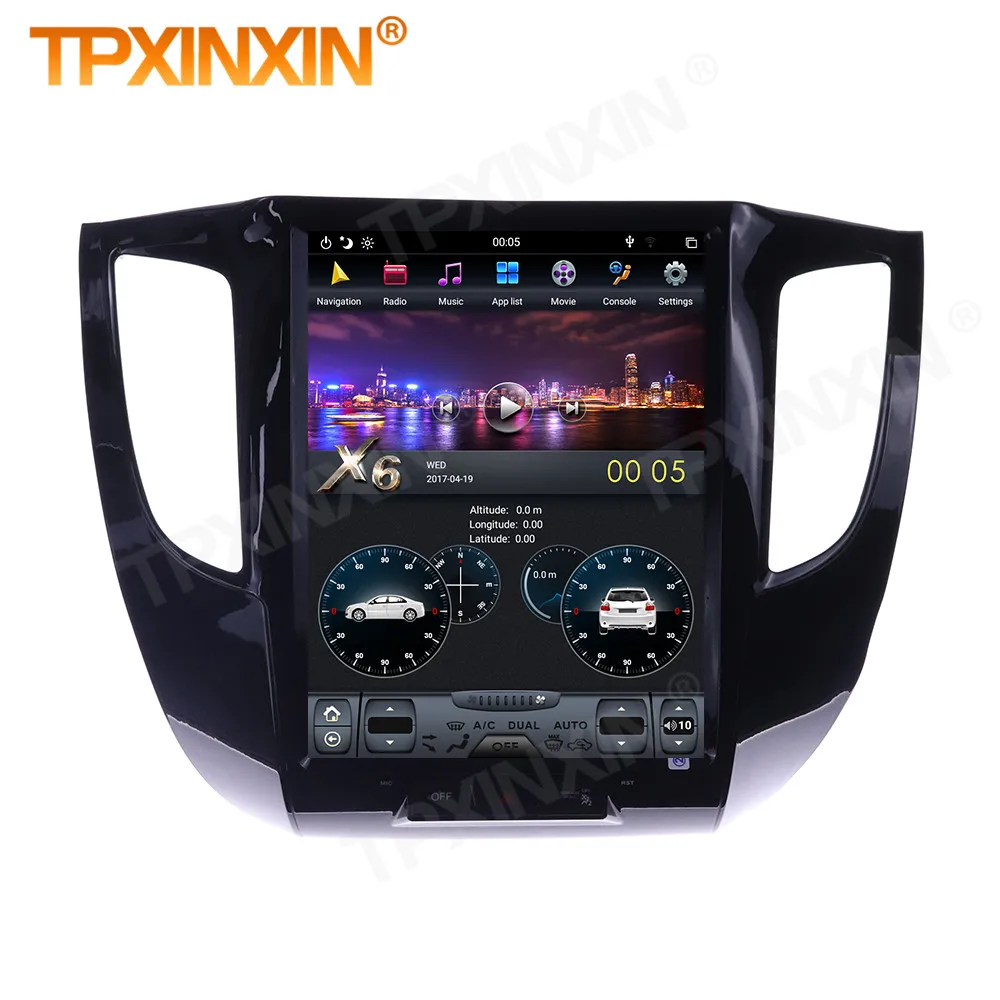 Carplay 2 Din Android 9 Tesla For Mitsubishi L200 2006 2007 2008 2009 2010 2011 2012 2013 2014 2015 2016 2017 Recorder Head Unit