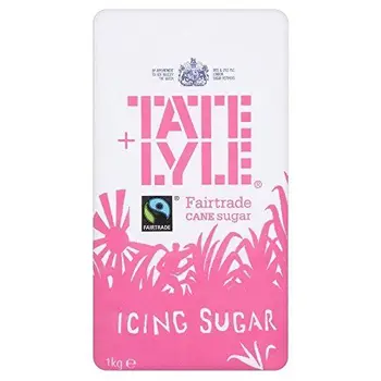 

Tate & Lyle Fairtrade Cane Icing Sugar (1Kg) - Pack of 2