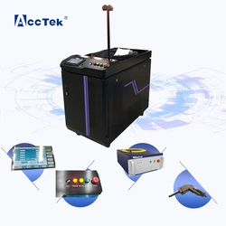 Jinan AccTek – Machine de nettoyage Laser à main, 1000W, pour la peinture et l'élimination des taches de rouille 