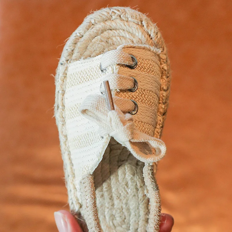 ULKNN Children Casual Sandals 2020 kid's Girls Cool Series Linen Flat Top Shoes BOY'S Elastic Band STUDENT'S Shoes