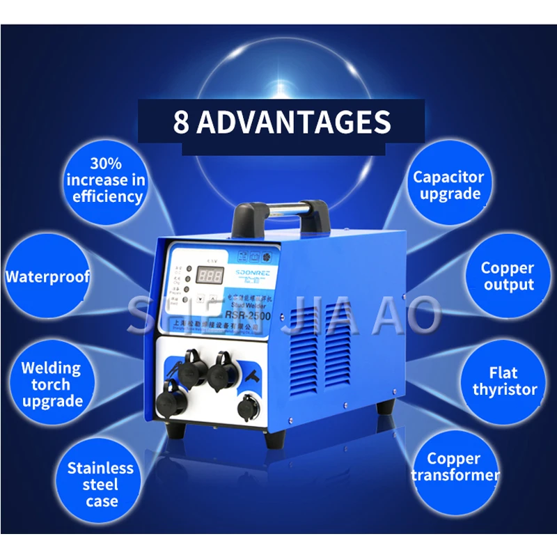 Конденсатор для хранения энергии сварочный аппарат для сварки штифтов MachineRSR-2500 болт вывески сварочный аппарат Теплоизоляционный лак для ногтей сварочный аппарат 220 В