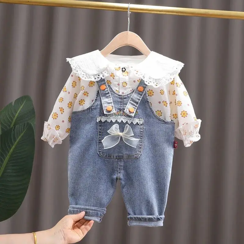 Children's Clothing Denim Shirts For Baby Girl Baby Girl