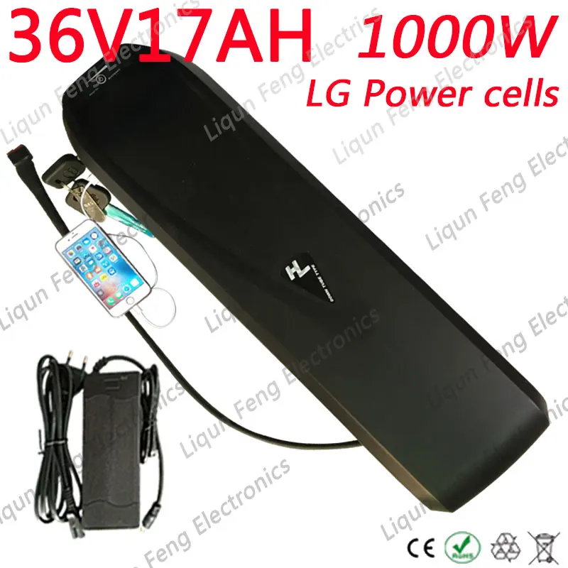 36 в 48 500 Вт 750W1000W Аккумулятор для электрического велосипеда 36V48V 13AH 17AH 20AH литиевая