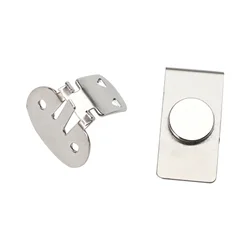 1set Daily Durable For Men Portable Easy Install Party Casual Office Multifunction Invisible Magnetic Tie Clip Dating Business