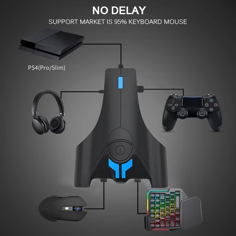 

Gamepad Controller Converter For XBOX ONE For PS4 For SWITCH Keyboard Mouse Adapter Game Handle With Customized Button