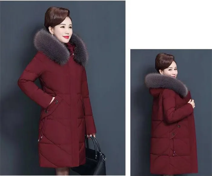 7XL плюс размер, хлопковое пальто для женщин, зимняя теплая куртка, средней длины, толстая свободная хлопковая куртка для девушек, Parker пальто, костюм для мамы