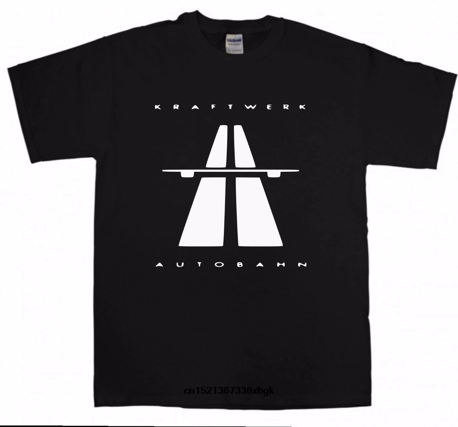 KRAFTWERK Autobahn Новая Черная футболка S-XXL EBM Techno винтажная 80 Футболка мужская с принтом