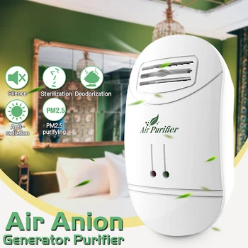 

New 12 Million Mini Air Purifier Cleaner Negative Ionizer Generator Remove Formaldehyde Smoke Dust Purification For Home 220