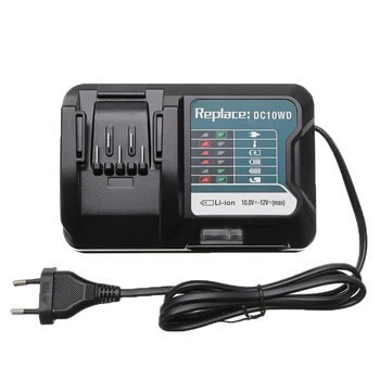 

Li-Ion Battery Charger DC10WD Lithium Batteries Charger For Makita 10.8V-12V Lithium Battery BL1016 BL1021 BBL1041 BFD05 EU US