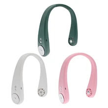 Portable Bladeless Hanging Neck Fan Mini Air Cooler USB Rechargeable Small Personal Cooling Tools for Home Outdoor