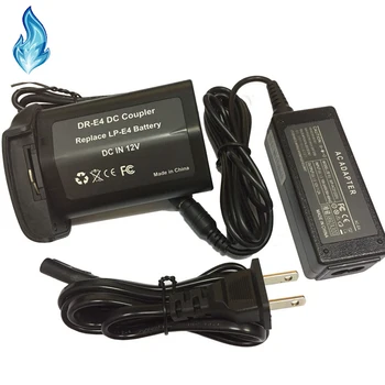 

ACK-E4 AC Power Adapter+DR-E4 DC Coupler LP-E19 LP-E4 dummy battery for Canon EOS 1DC 1D X 1D Mark III 1D Mark IV 1Ds Mark III