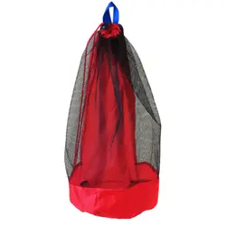 Открытый песок игрушка для хранения детской одежды полотенца Органайзер сетчатый мешок с кулиской рюкзак большой емкости детей чистая