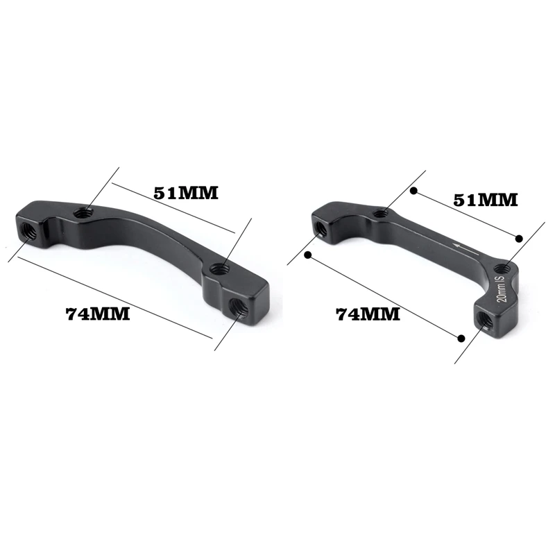 2 комплекта дисковых тормозных суппортов адаптер для Shimano Hayes Mtb, 1 комплект передних 180 мм задних 160 мм и 1 комплект передних 160 мм задних 140 м