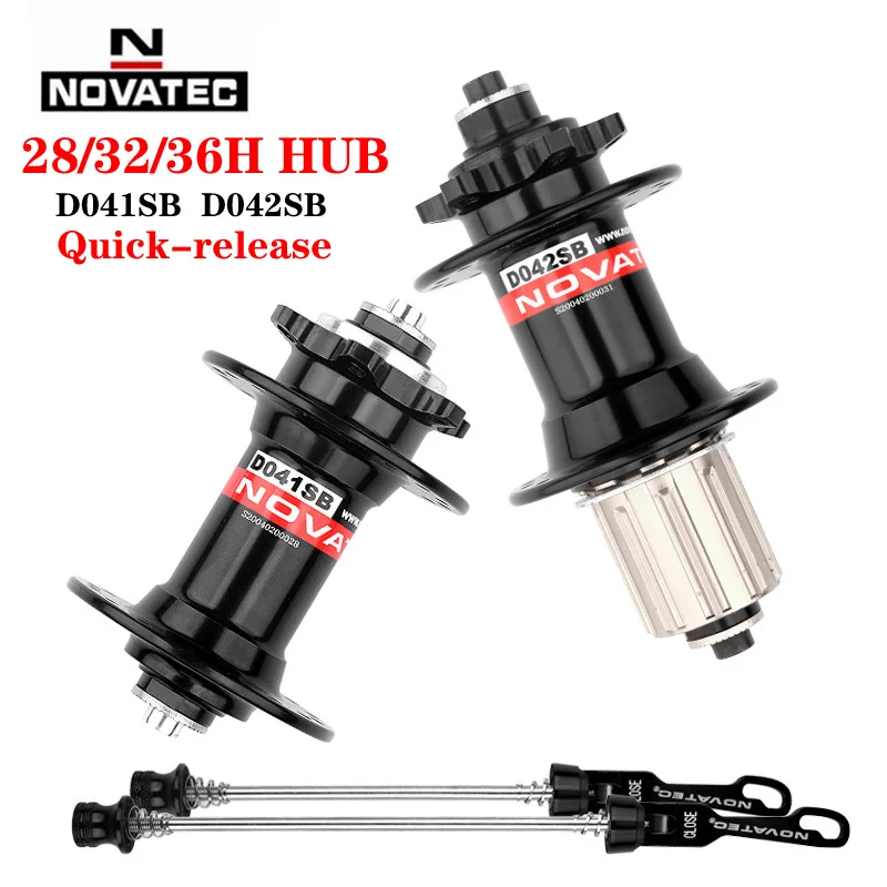 Novatec Hub D041SB D042SB дисковый тормоз для горного велосипеда с 28/32/36 отверстиями