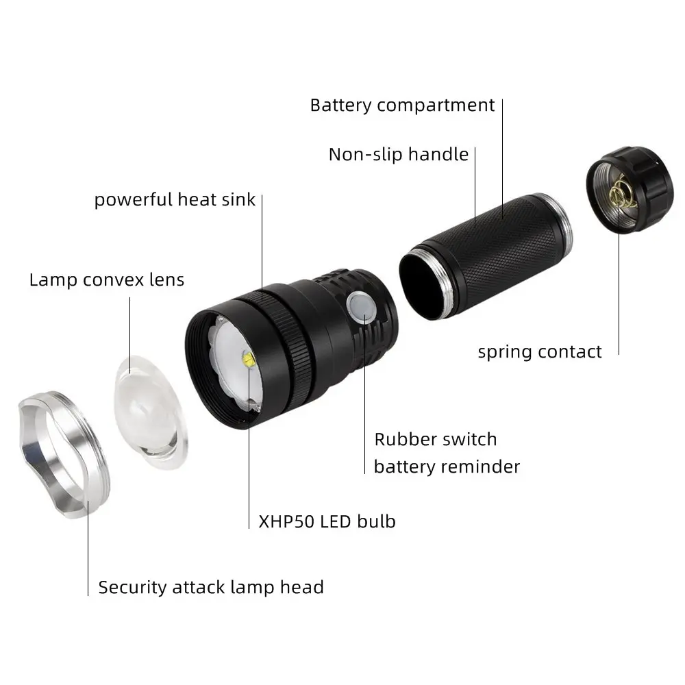 H43 led flashlight (4)