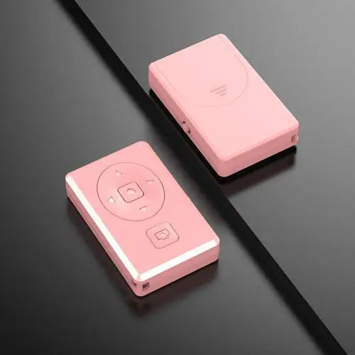 Беспроводной Bluetooth селфи Камера спуска затвора страницы поворотный пульт дистанционного управления для телефона - Цвет: Red