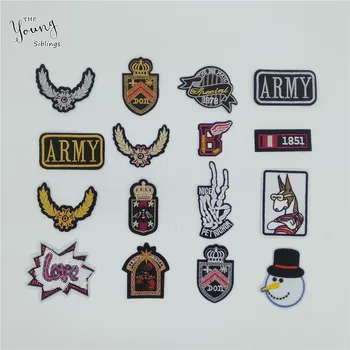

Cartoon Iron on patch Embroidery Sewing Applique Hot melt adhesive patch DIY Clothing Accessories Craft supplies Stickers Badges