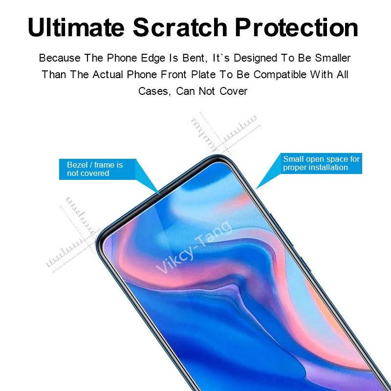 Закаленное стекло протектор экрана для huawei P Smart Z температурная зона защитная