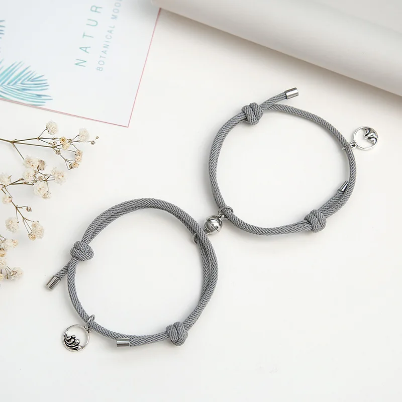 Cute Magnetic Bracelets for Friends or Couples (15+ Designs)