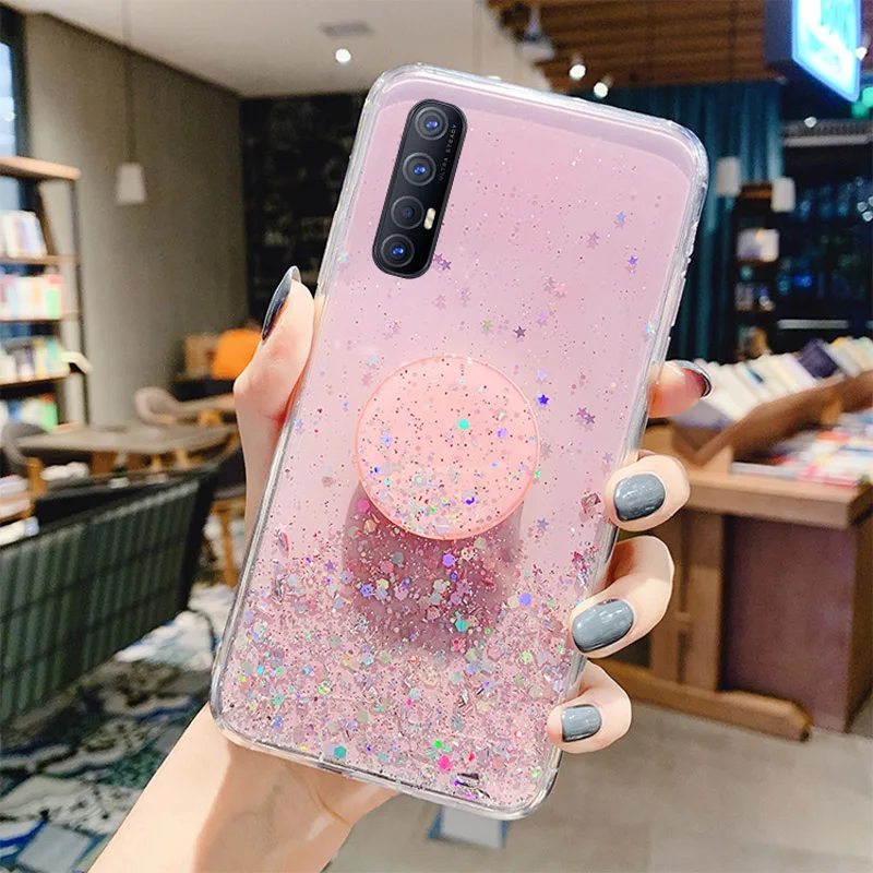 Блестящий чехол для Huawei Y9 Y7 Pro 2019 чехол-подставка Y6 Prime 2018 Y5 Honor 10i 7C 7A 9A 9C 9S 9X |