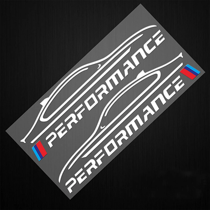 2 шт. производительность автомобиля зеркало заднего вида Стикеры Стайлинг для bmw M