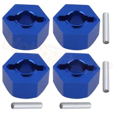 4 шт./лот для RC 1/10 Traxxas Slash 4x4 обновленные детали алюминиевое колесо с шестигранным креплением 12 мм толщина 7 мм