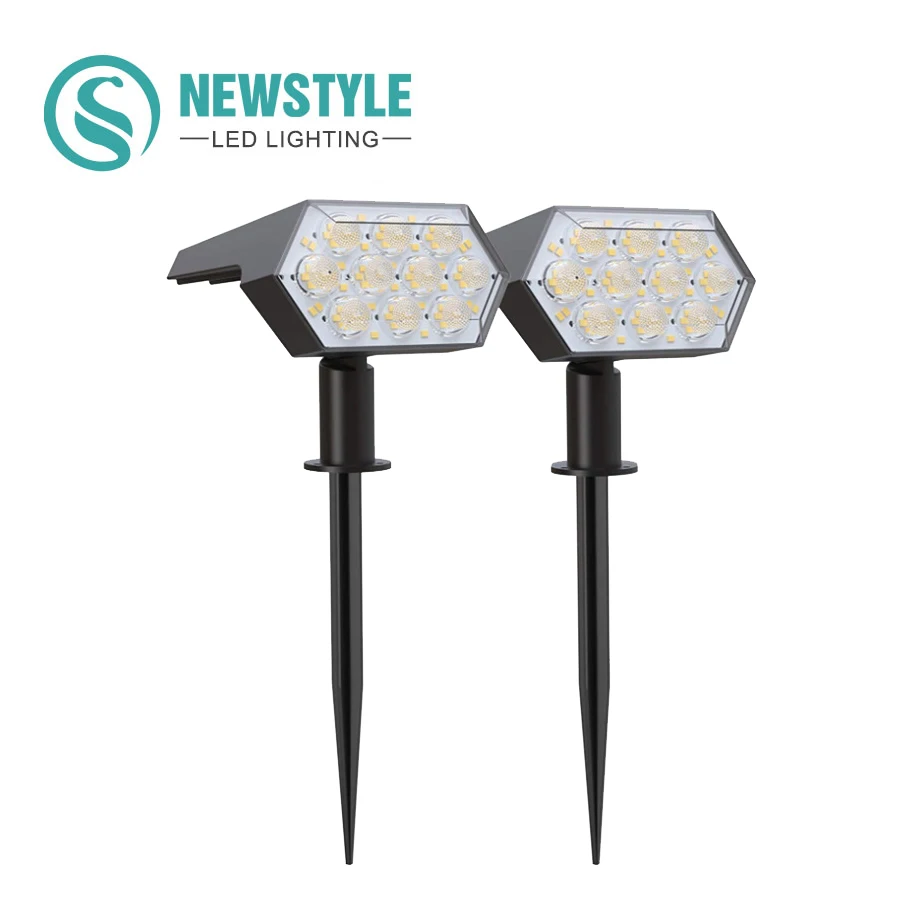 108 LED zewnętrzne światła solarne reflektory z lampy punktowe słonecznym i krajobrazem 92 LED regulowane dekoracje ogrodowe ciepłe biała lampa IP65