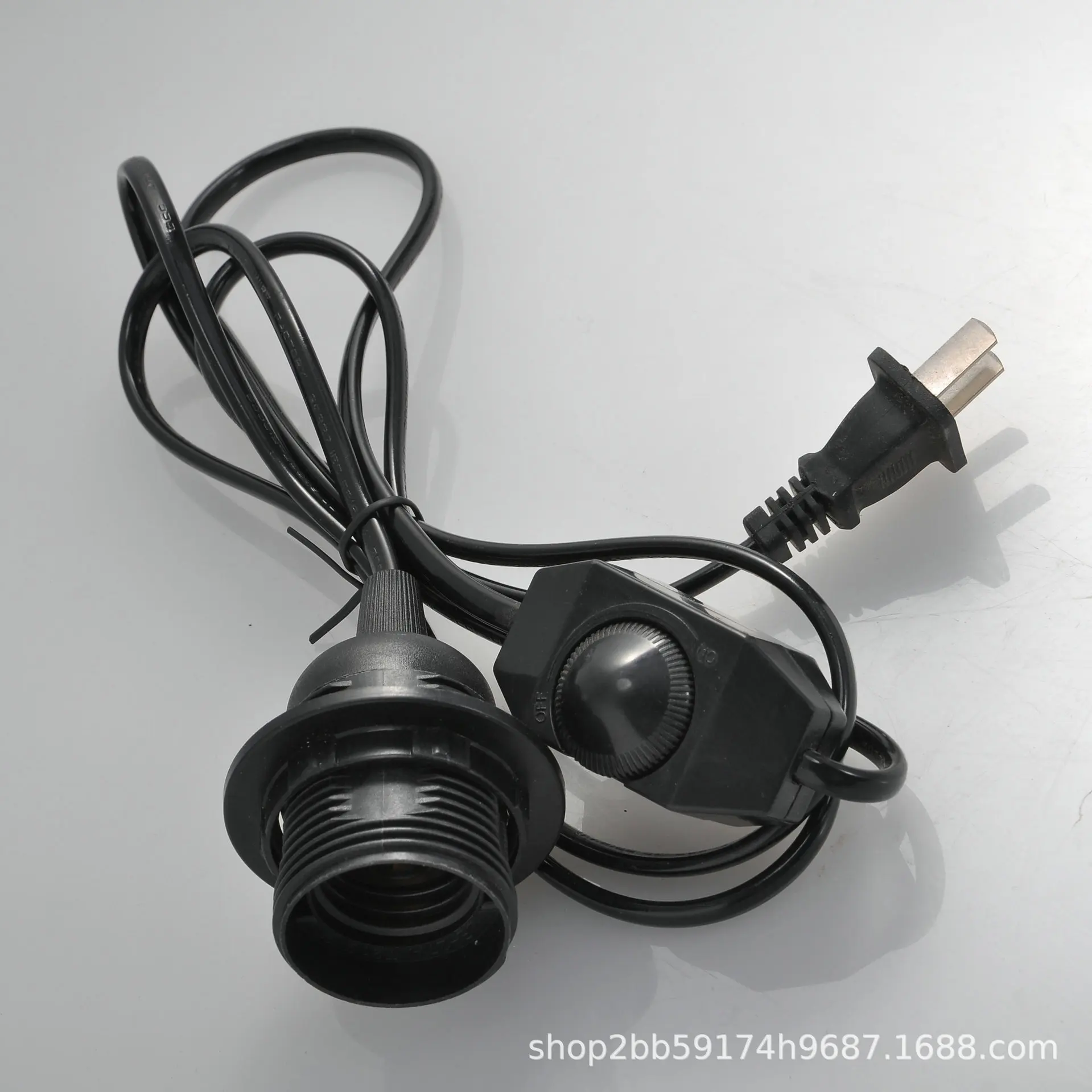 E27 Lamp Floor Lamp Only Dimmer Switch Plug Cord 1.8 M with Dimmer Switch Plug Cord