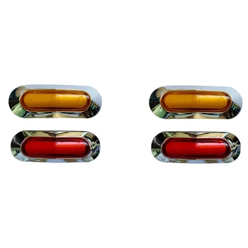 

Light Guiding Car LED Side Marker Light 12V 24V for Auto Truck Trailer Lorry Red Yellow