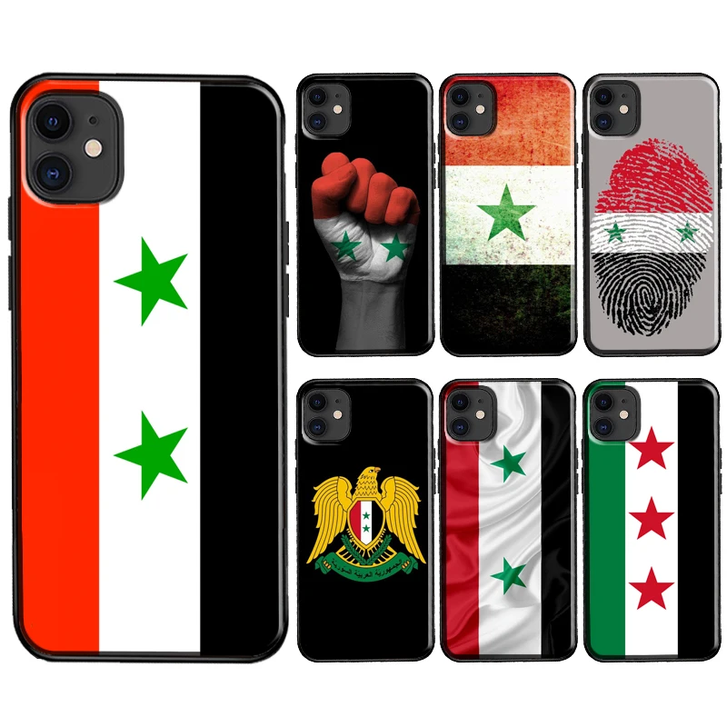 

Syria Flag TPU Case For iPhone X XS Max XR SE 2020 6S 7 8 Plus 12 Pro Max mini 11 Pro Max Cover