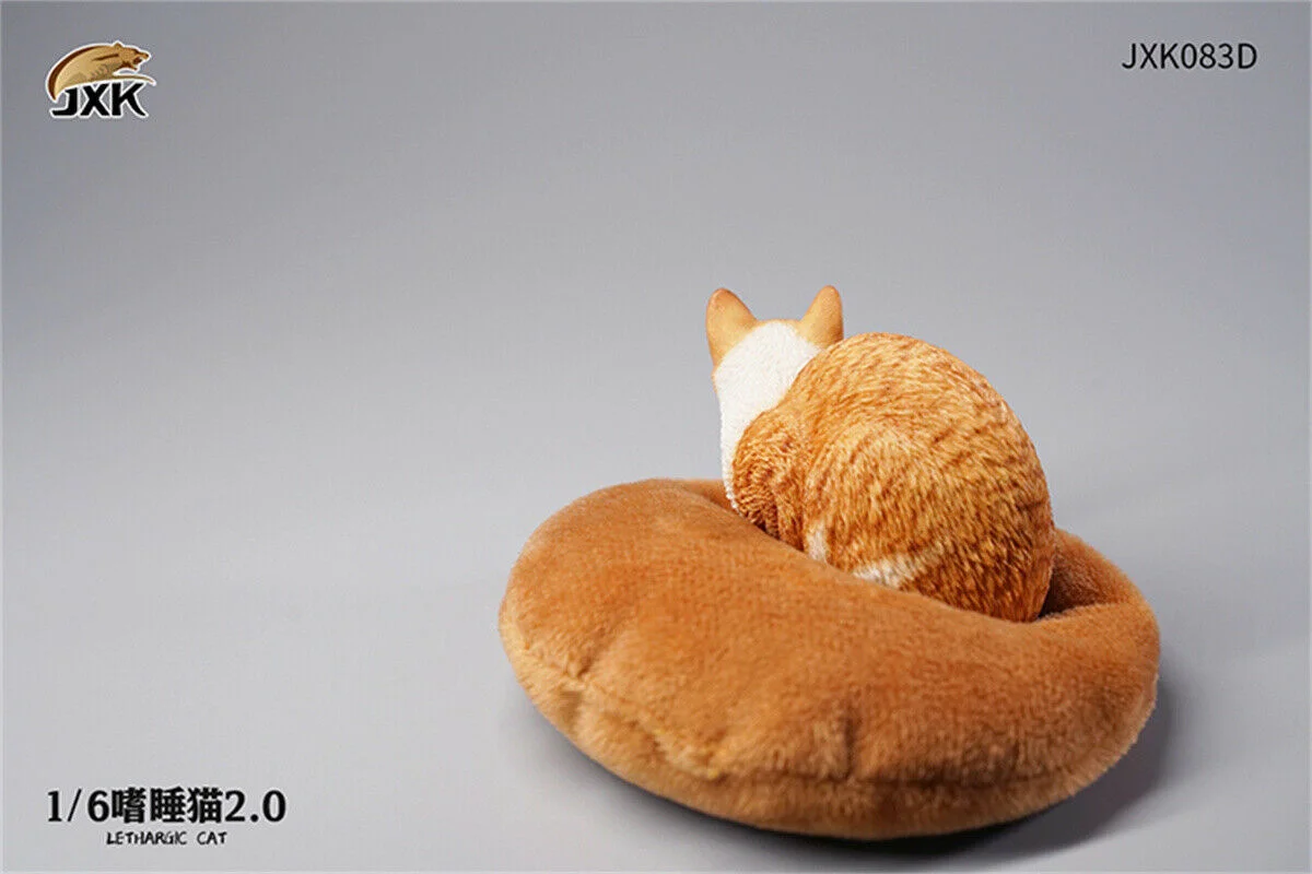 JXK 1/6 眠そうな猫 2.0 モデルかわいいペット動物怠惰な
