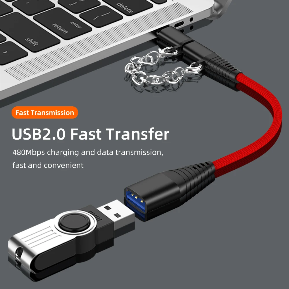 2 в 1 USB C Micro кабель мобильный телефон OTG зарядный адаптер для Samsung S9 Huawei P30 0