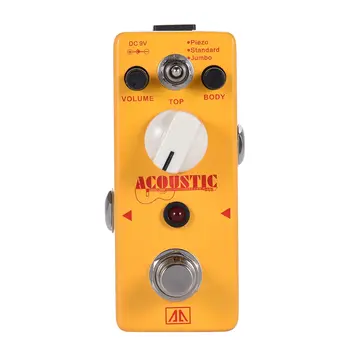 

AROMA AAS-5 Acoustic Guitar Simulator Effect Pedal 2 Modes Aluminum Alloy Body True Bypass Guitar Parts & Accessories