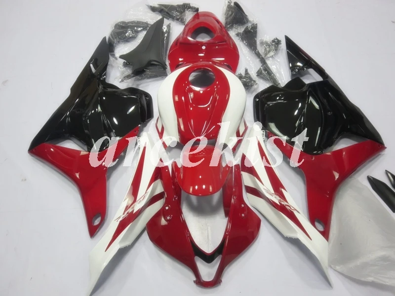 Литья под давлением ABS Обтекатели комплект Подходит для HONDA CBR600RR F5 09, 10, 11, 12, CBR600 2009 2010 2011 2012 красный