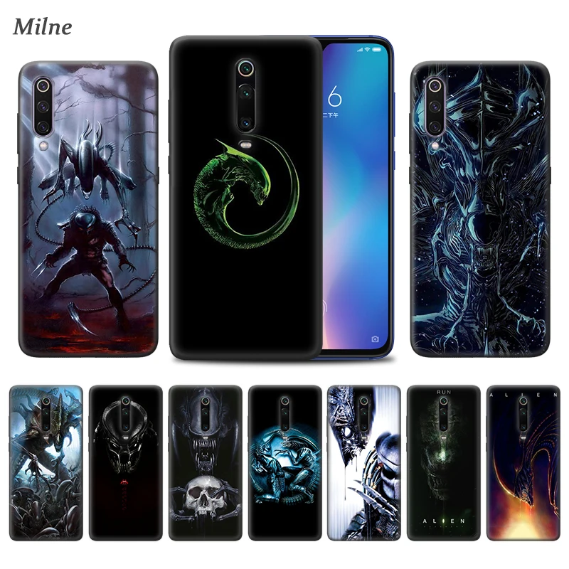 

Alien vs Predator Case for Xiaomi Redmi 8A K20 Note 7 8 8T 7A 6A 6 Mi 9T 10 9 Pro 5G CC9 A3 Black TPU Phone Coque Carcasa