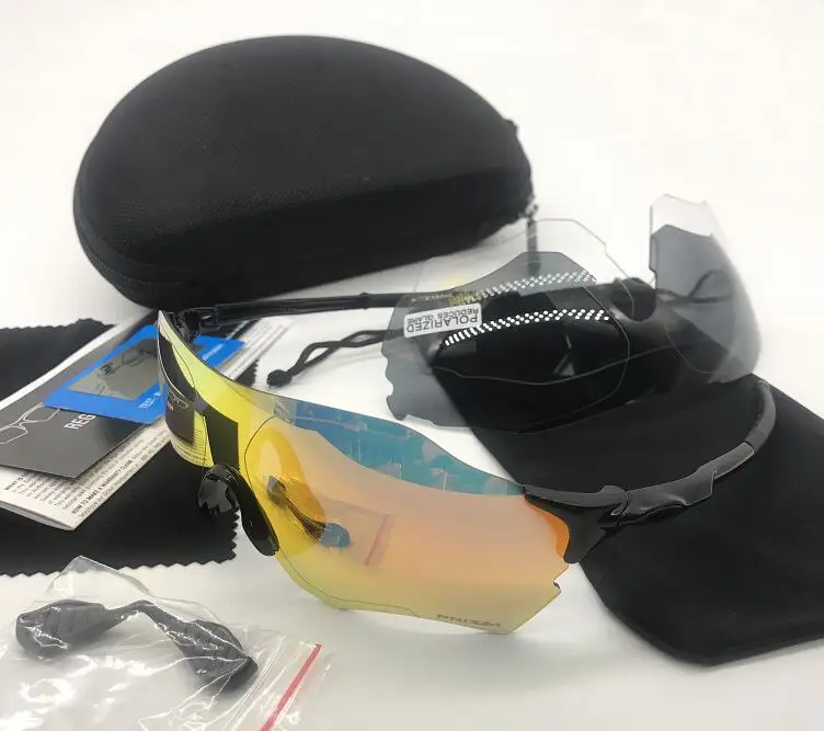 3 Lens Polarized 03 Поляризованные велосипедные очки с 3 линзами, UV400, Mtb, очки для шоссейного велосипеда, спортивные очки для велосипеда, мужские и женские очки для бега, верховой езды, рыбалки - Цвет: 3 Lens Polarized 03