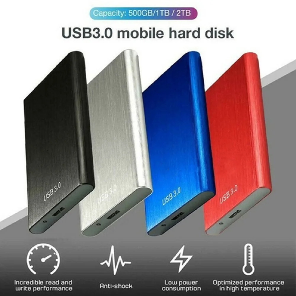 Mobile Hard Disk 1TB External Drive 2TB Storage Portable Computer USB3.0 | Компьютеры и офис