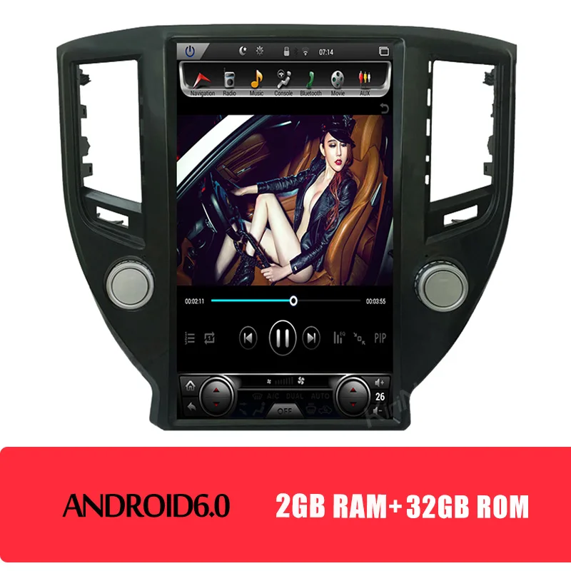 KiriNavi Telsa стиль вертикальный экран 13," 2 din Android Автомагнитола для Toyota crown автомобильный dvd-плеер авто gps навигация - Цвет: 6.0 2GB RAM 32GB ROM