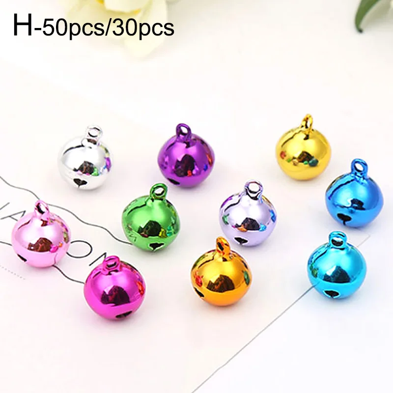 50 Pcs Craft Bells Metal Jingle Bells for Hanging Christmas Decoration  Wedding Decoration Festival Decoration DiY