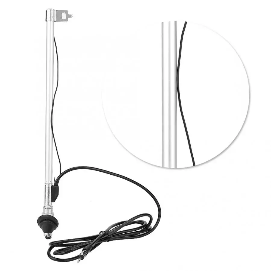 Car Audo Manual Pushdown Antenna Aerial Fits for Toyota Landcruiser FJ80R 1990-1992 Manual Antenna Accessory